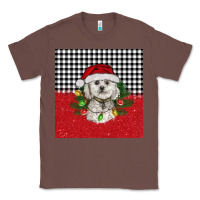 Chestnut Christmas Bichon frise dog Classic Tee - BarkalooDesign