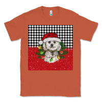 Copper Christmas Bichon frise dog Classic Tee - BarkalooDesign