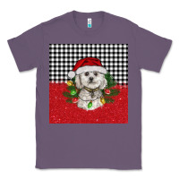 Lavender Christmas Bichon frise dog Classic Tee - BarkalooDesign