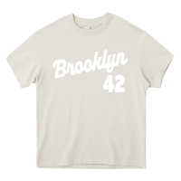 Cream brooklyn 42 Heavy Core Tee - PixelWave