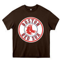 Chocolate Brown Boston R e d S o x Heavy Core Tee - Craftify