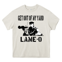 Cream get out of my yard lame o the burbs quote the burbs Heavy Core Tee - Craftify