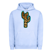 Pigment Grape Ice Turquoise Leopard Cactus Urban Hoodie - RanaPortraitStore