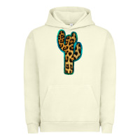 Pigment Pistachio Turquoise Leopard Cactus Urban Hoodie - RanaPortraitStore