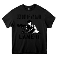 Black get out of my yard lame o the burbs quote the burbs Heavy Core Tee - Craftify