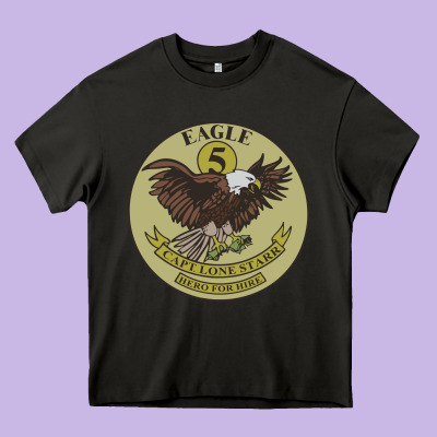 Spaceballs Eagle 5,spaceballs Heavy Core Tee Designed By Craftify