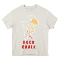 Cream Vintage jayhawk ku Heavy Core Tee - Craftify