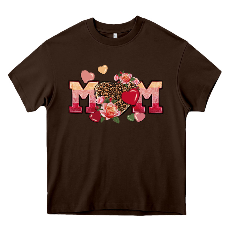 Valentine's Day Mom Mother's Day Heavy Core Tee by FaDigitalArtStudio | Teevron