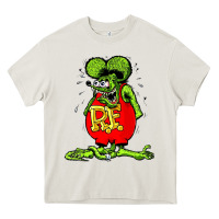 Cream Official Rat Fink Original Merchandise 1 Heavy Core Tee - Craftify