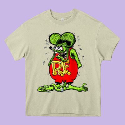 Official Rat Fink Original Merchandise 1 Heavy Core Tee Designed By Craftify