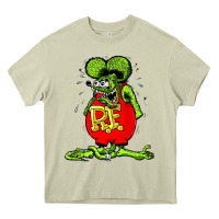 Mossy Official Rat Fink Original Merchandise 1 Heavy Core Tee - Craftify