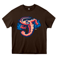 Chocolate Brown jacksonville jumbo shrimp Heavy Core Tee - Craftify