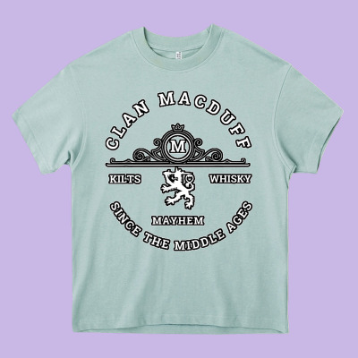 Clan Macduff Scottish Kilt Highland Games T Shirt Heavy Core Tee Designed By Craftify