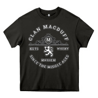 Asphalt clan macduff scottish kilt highland games t shirt Heavy Core Tee - Craftify