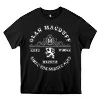 Black clan macduff scottish kilt highland games t shirt Heavy Core Tee - Craftify