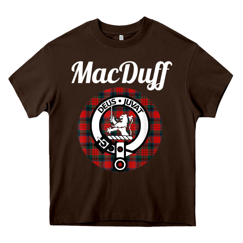 Macduff Clan Scottish Name Coat Of Arms Tartan Heavy Core Tee by Craftify | Teevron