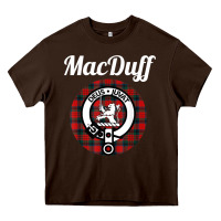 Macduff Clan Scottish Name Coat Of Arms Tartan Heavy Core Tee | Teevron