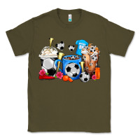 Army Green Soccer Coffee Cups Classic Tee - FaDigitalArtStudio