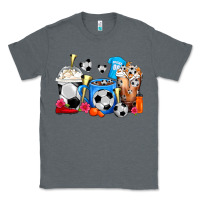 Charcoal Heather Soccer Coffee Cups Classic Tee - FaDigitalArtStudio