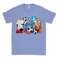 Colony Blue Soccer Coffee Cups Classic Tee - FaDigitalArtStudio