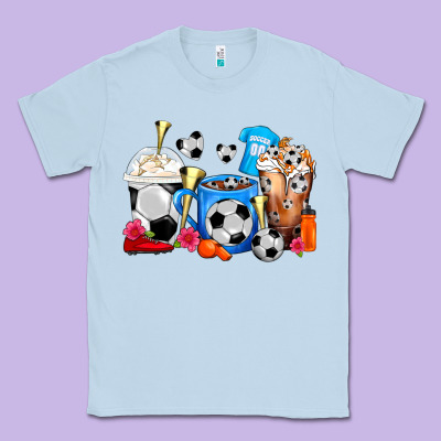 Soccer Coffee Cups Classic Tee Designed By Fadigitalartstudio