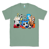 Sage Soccer Coffee Cups Classic Tee - FaDigitalArtStudio