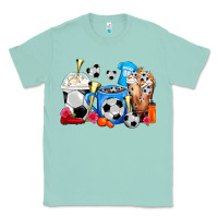 Seafoam Soccer Coffee Cups Classic Tee - FaDigitalArtStudio
