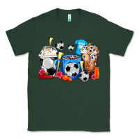 Sports Green Soccer Coffee Cups Classic Tee - FaDigitalArtStudio