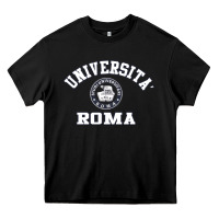 Black universita roma [tb] Heavy Core Tee - Craftify