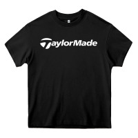 Black taylormade Heavy Core Tee - Craftify