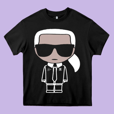 Karls Lagerfelds Heavy Core Tee Designed By Craftify