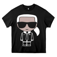 Black KARLS LAGERFELDS Heavy Core Tee - Craftify