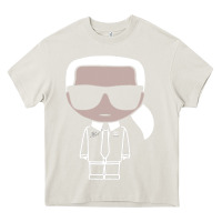 Cream KARLS LAGERFELDS Heavy Core Tee - Craftify