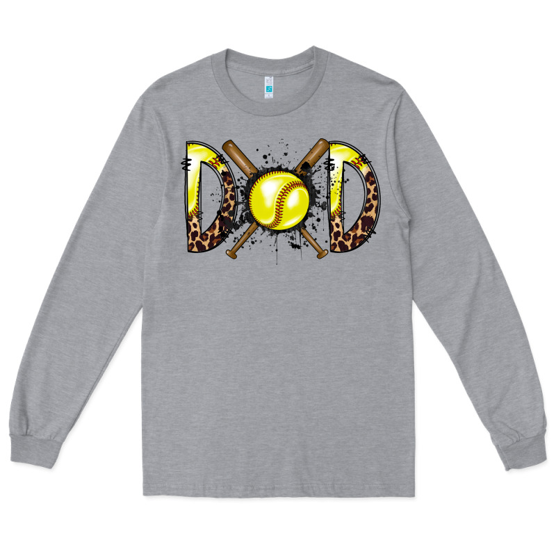 Dad Softball Long Sleeve Tee by RacoonDesign | Teevron