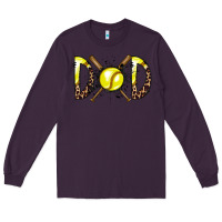 Plum dad softball Long Sleeve Tee - RacoonDesign