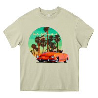 Mossy karmann ghia sunset palm love quote Heavy Core Tee - Craftify