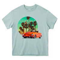 Arona karmann ghia sunset palm love quote Heavy Core Tee - Craftify