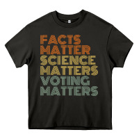 Asphalt facts matter science matters voting matters liberal democrat t shirt c Heavy Core Tee - Craftify