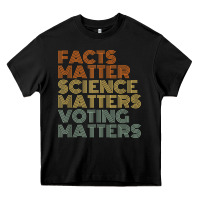 Black facts matter science matters voting matters liberal democrat t shirt c Heavy Core Tee - Craftify