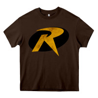 Chocolate Brown Robin Heavy Core Tee - Craftify