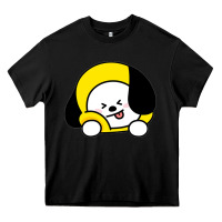 Black bt21 chimmy jimin bts Heavy Core Tee - Craftify