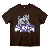 Chocolate Brown university of scranton Heavy Core Tee - Craftify