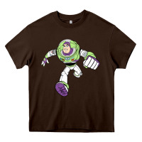 Chocolate Brown buzz lightyear Heavy Core Tee - Craftify