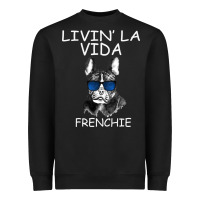 Black Livin' la vida Frenchie Heavyweight Sweatshirt - Bettercallsaul