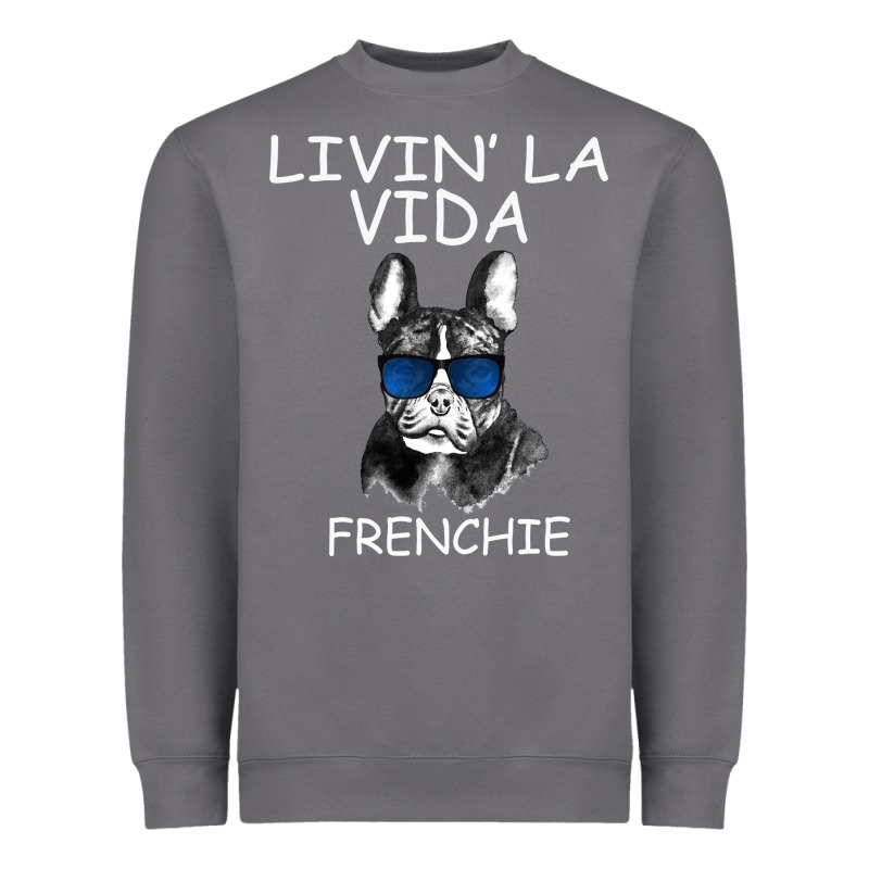 Livin' La Vida Frenchie Heavyweight Sweatshirt by Bettercallsaul | Teevron