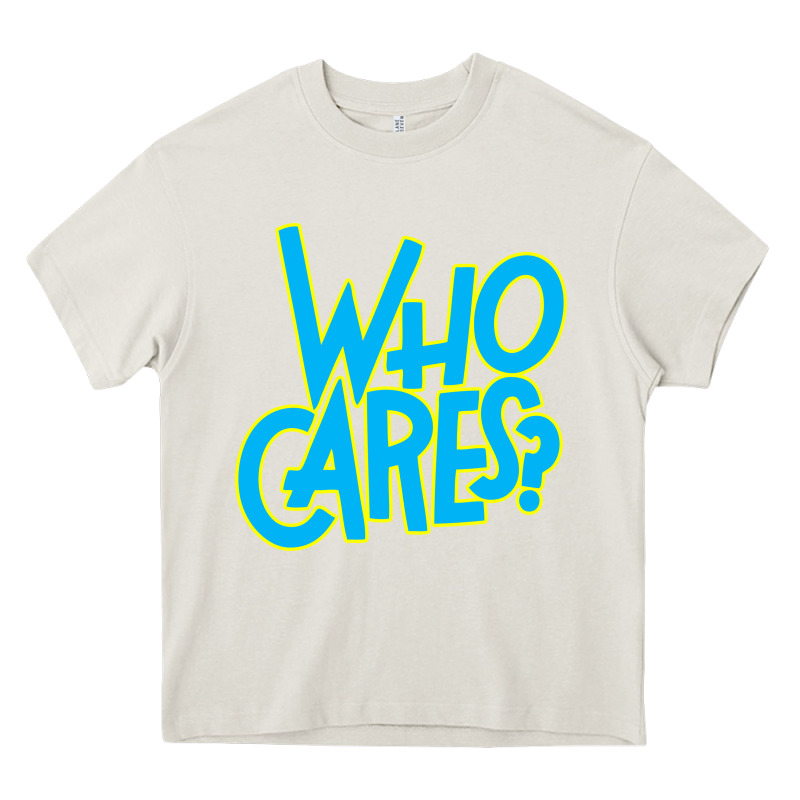 Who Cares Heavy Core Tee by Craftify | Teevron