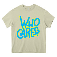 Mossy who cares Heavy Core Tee - Craftify