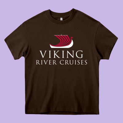 Luxury Cruises-viking River Heavy Core Tee Designed By Craftify