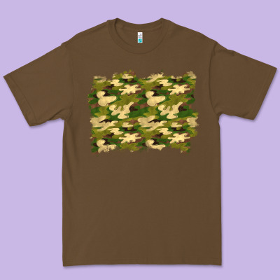 Camouflage Background Premium Tee Designed By Bundleandbundleshop