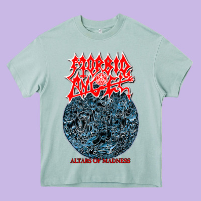 Morbid Angel - Altars Of Madness Old School Us Death Metal Heavy Core Tee Designed By Craftify